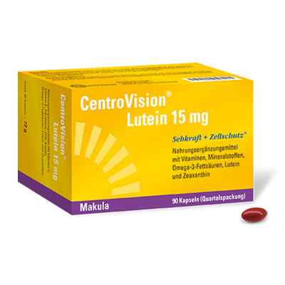 Centrovision Lutein 15 mg kapsułki 90 szt. od OmniVision GmbH PZN 15401302
