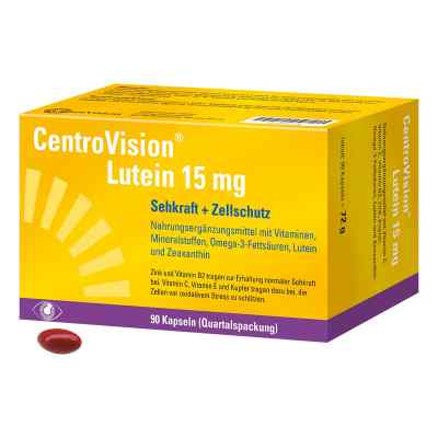 Centrovision Lutein 15 mg kapsułki 90 szt. od OmniVision GmbH PZN 15401302