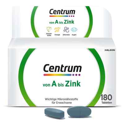 Centrum A-zink Tabletki 180 szt. od Haleon Germany GmbH PZN 14170504