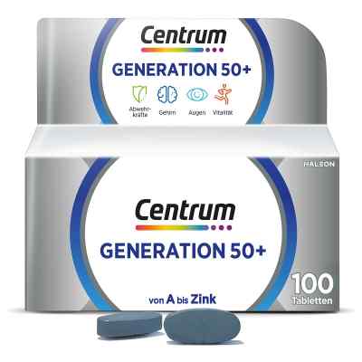 Centrum Generation 50+ Tabletki 100 szt. od Haleon Germany GmbH PZN 14170533