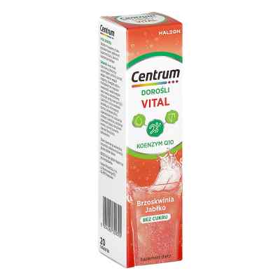 Centrum Vital Dorośli smak brzoskwinia jabłko koenzym q10 bez cu