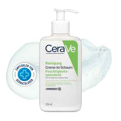 Cerave nawilżający krem-pianka do mycia twarzy dla skóry normaln 236 ml od L'Oreal Deutschland GmbH PZN 16827440