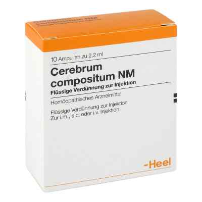Cerebrum Compositum Nm, ampułki 2,2 ml 10 szt. od Biologische Heilmittel Heel GmbH PZN 01674841