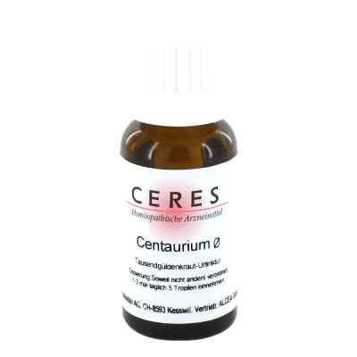 Ceres Centaurium Urtinktur 20 ml od CERES Heilmittel GmbH PZN 00178761