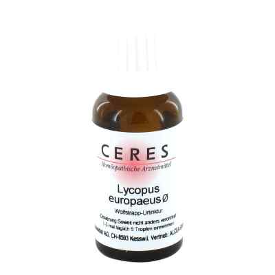 Ceres Lycopus europaeus Urtinktur 20 ml od CERES Heilmittel GmbH PZN 00179128