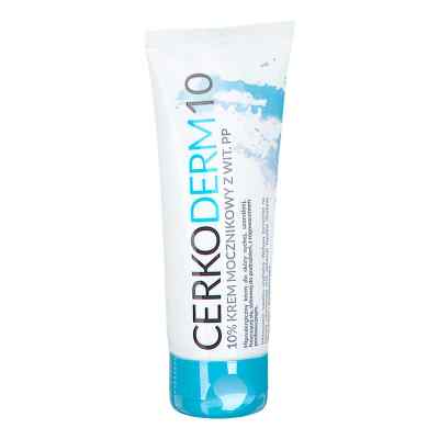 CERKODERM 10 10% krem mocznikowy z wit. PP 75 ml od CERKO SP. Z O.O. SP. K. PZN 08303813