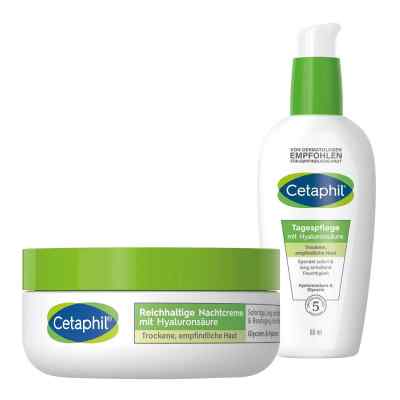 Cetaphil Krem na dzień z kwasem hialuronowym + Bogaty krem na no