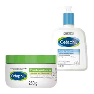 Cetaphil Krem nawilżający + Lotion oczyszczający