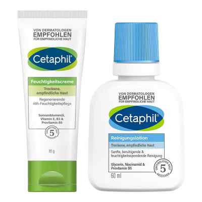 Cetaphil krem nawilżający + lotion oczyszczający