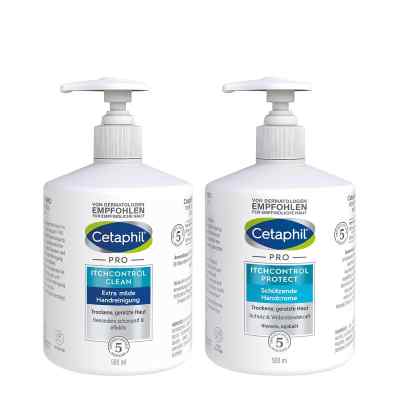 Cetaphil Pro Itchcontrol Clean Mycie rąk + Protect Krem do rąk