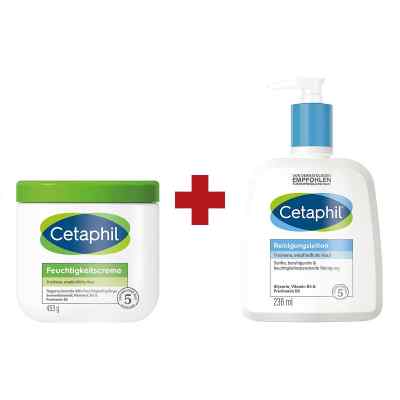 Cetaphil Reinigungslotion + Cetaphil Feuchtigkeitscreme