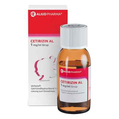 Cetirizin Al 1 mg/ml syrop 75 ml od ALIUD Pharma GmbH PZN 00097761