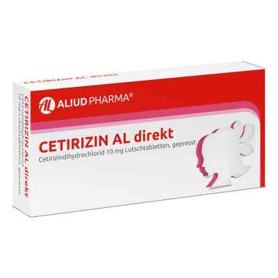 Cetirizin Al direkt Lutschtabl. 7 szt. od ALIUD Pharma GmbH PZN 00361028