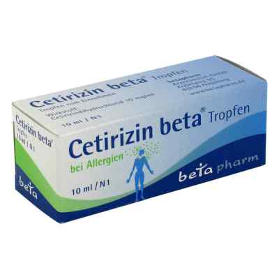 Cetirizin beta Tropfen 10 ml od betapharm Arzneimittel GmbH PZN 02451089