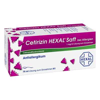 Cetirizin Hexal syrop przeciwalergiczny 75 ml od Hexal AG PZN 01830117