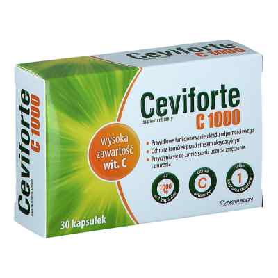 Ceviforte C 1000 mg kapsułki 30  od NOVASCON PHARMACEUTICALS SP. Z O.O. PZN 08301041