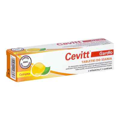 Cevitt Gardło cytryna tabletki 20  od FAIRPHARM VERTRIEBS GMBH PZN 08301745
