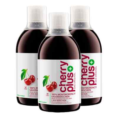 Cherryplus Das Original Montmorency Sauerk.-konz. 3X500 ml od Cellavent Healthcare GmbH PZN 12529361