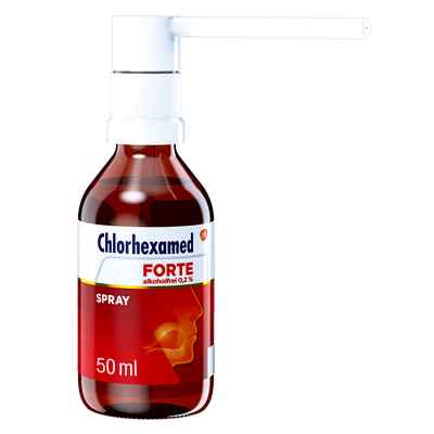Chlorhexamed Forte 0,2% spray bez alkoholupray 50 ml od GlaxoSmithKline Consumer Healthc PZN 00713970