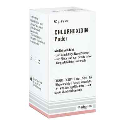 Chlorhexidin proszek 50 g od Abanta Pharma GmbH PZN 04701484