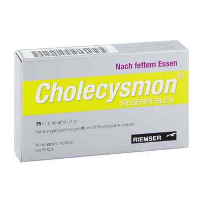 Cholecysmon srebrzyste perełki 25 szt. od Esteve Pharmaceuticals GmbH PZN 01217919