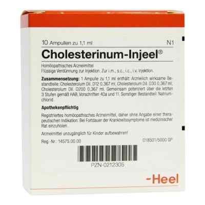 Cholesterinum Nosoden Injeele 10 szt. od Biologische Heilmittel Heel GmbH PZN 00212305