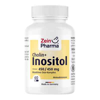 Cholin-inositol 450/450 mg pro kapsułki wegetariańskie 60 szt. od Zein Pharma - Germany GmbH PZN 13475880