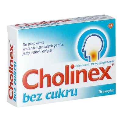 Cholinex bez cukru pastylki do ssania