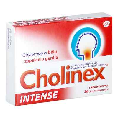 Cholinex Intense pastylki twarde 20  od ERNEST JACKSON PZN 08302420