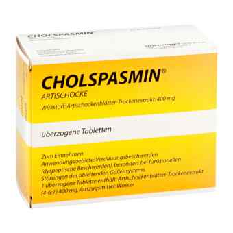 Cholspasmin Artischocke ueberzogene Tabletten 100 szt. od Dr. Theiss Naturwaren GmbH PZN 09705311