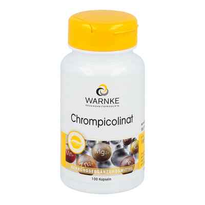 Chrompicolinat kapsułki z chromem 100 szt. od Warnke Vitalstoffe GmbH PZN 09385303