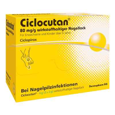 Ciclocutan 80 mg/g lakier do paznokci 6 g od DERMAPHARM AG PZN 09758282