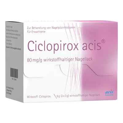 Ciclopirox acis 80 mg/g lakier