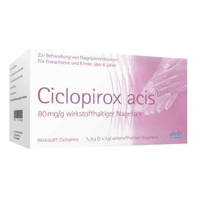 Ciclopirox acis 80 mg/g lakier 6 g od acis Arzneimittel GmbH PZN 11510388
