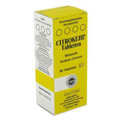Citrokehl tabletki 80 szt. od SANUM-KEHLBECK GmbH & Co. KG PZN 00733116