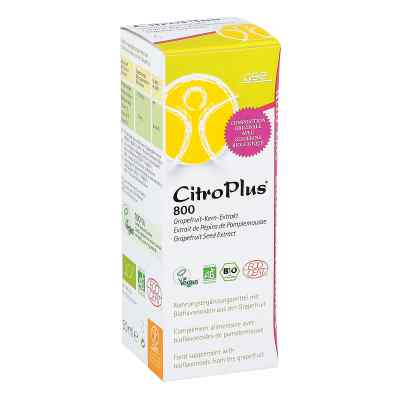 Citroplus 800 BIO krople - wyciąg z grejpfruta 50 ml od GSE Vertrieb Biologische Nahrung PZN 09004672