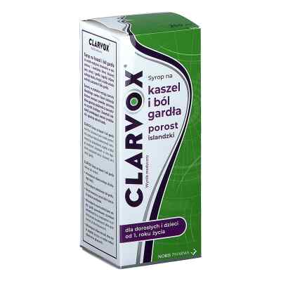 Clarvox Syrop na kaszel i ból gardła syrop 200 ml od  PZN 08304344