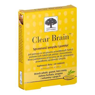 Clear Brain 60  od NEW NORDIC PZN 08301452