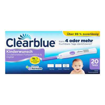 Clearblue Fortschrittlich & digital test owulacyjny 20 szt. od WICK Pharma - Zweigniederlassung der Procter & Gam PZN 13827787