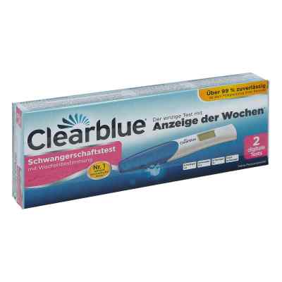 Clearblue test ciążowy ze wskaźnikiem tygodnia 2 szt. od Procter & Gamble GmbH PZN 12893983