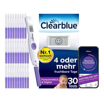 Clearblue test owulacyjny postępowy i cyfrowy 30 szt. od WICK Pharma - Zweigniederlassung der Procter & Gam PZN 19902828