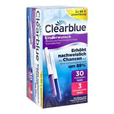 Clearblue testy do monitora 30+3 33 szt. od WICK Pharma - Zweigniederlassung der Procter & Gam PZN 18224697