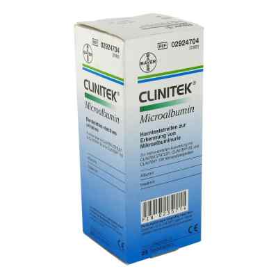Clinitek Microalbumin Harnteststreifen 25 szt. od Siemens Healthcare GmbH PZN 00235714