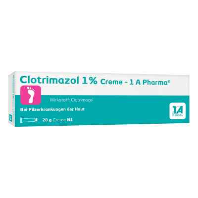 Clotrimazol 1% Creme 1a Pharma 20 g od 1 A Pharma GmbH PZN 02408998