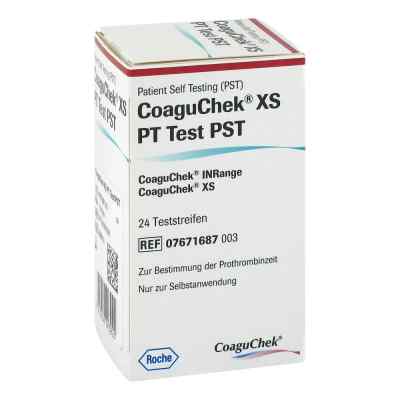 Coaguchek Xs PT Test PST paski testowe 1X24 szt. od Roche Diagnostics Deutschland GmbH PZN 11593569