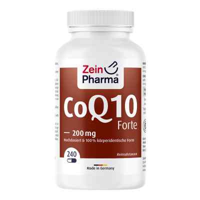 Coenzym Q10 Forte 200 mg Kapseln 240 szt. od ZeinPharma Germany GmbH PZN 13905725