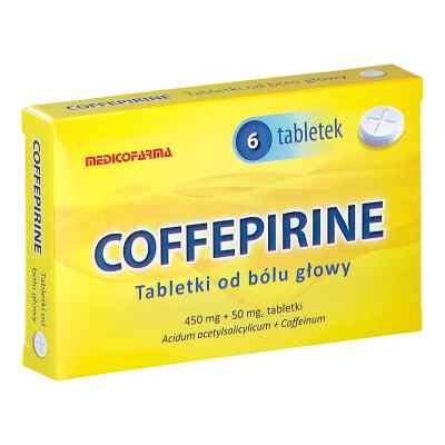 Coffepirine tabletki 6  od MARCMED SP.Z O.O. PZN 08301780