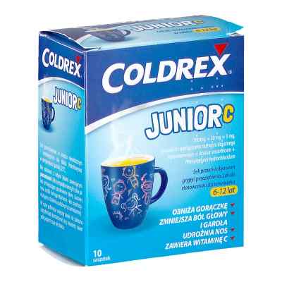 Coldrex Junior C proszek 10  od SMITHKLINE BEECHAM S.A. PZN 08302421