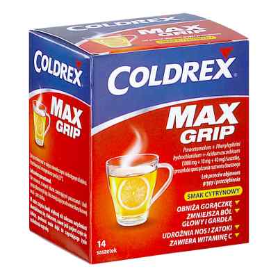 Coldrex MaxGrip (sm. cytryn.) saszetki 14  od  PZN 08304009