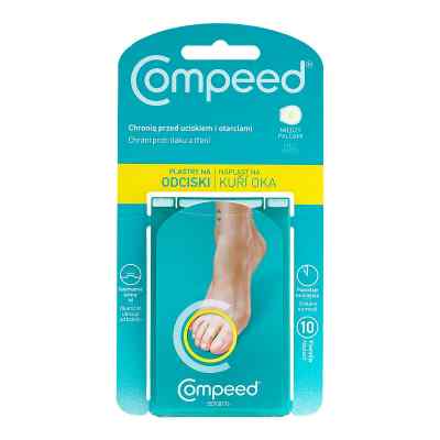 Compeed plastry na odciski m/palc.2,2x1,97cm 10  od JOHNSON & JOHNSON CONSUMER PZN 08302827